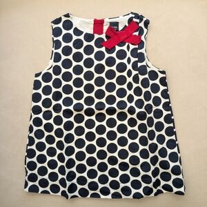 NWT GAP Polka Dot With Red Bow Top - size 4 yrs